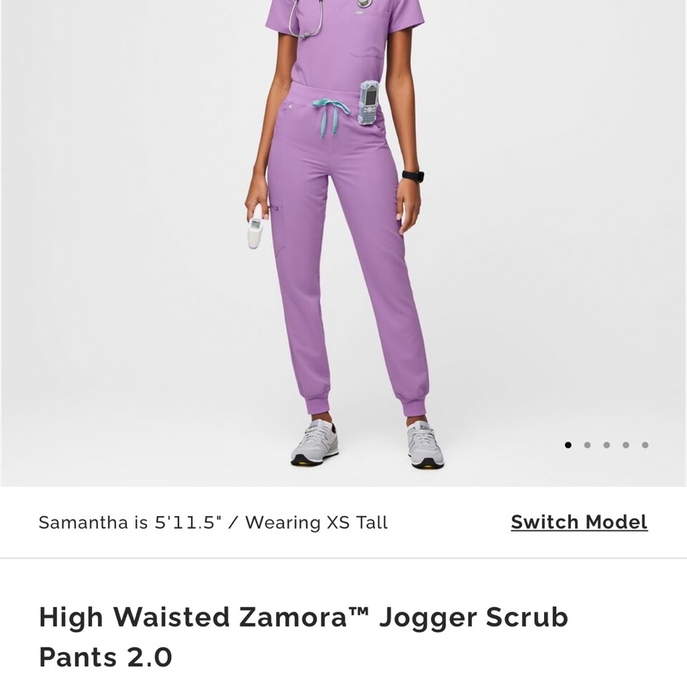 High Waisted Zamora Jogger in Lilac Dawn (limited edition)